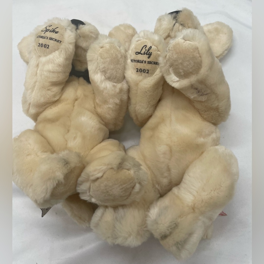 Victorias Secret Spike & Lily Dogs Limited Edition 2002 Plush Stuffed Animal Lab - Picture 2 of 7
